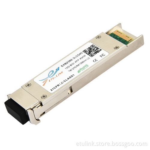 10G SM 40KM LC XFP BiDi Transceiver